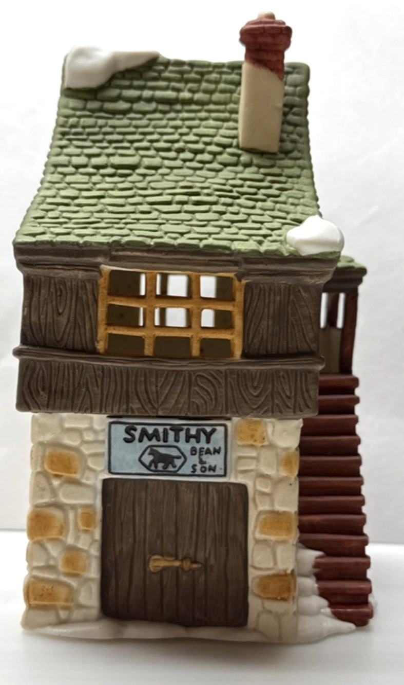 Vintage Dept 56 Dickens Village Smithy Beam Son No Cord Light